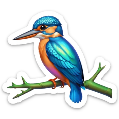 Kingfisher sticker