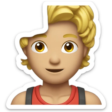 sports abs macro sticker