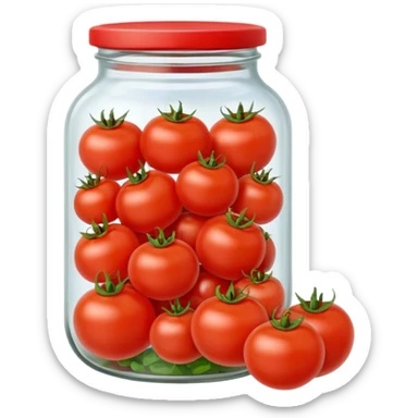 Jar of tomatos sticker