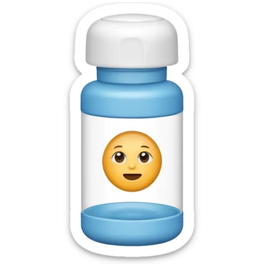 Pill bottle sticker