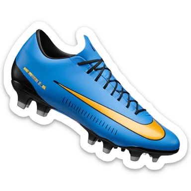 Unas Nike Mercurial vapor 16 elite sg del 2026 negras y con el logo azul sticker