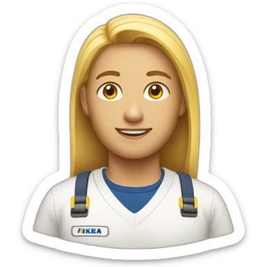 Ikea coworker sticker