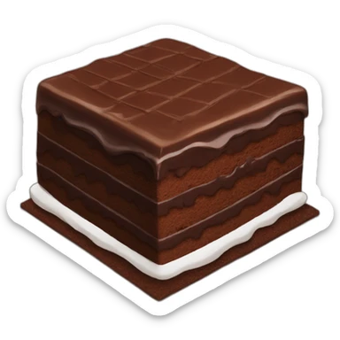 Chocolate-cake sticker