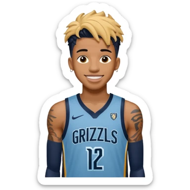 Ja Morant Grizzlies sticker
