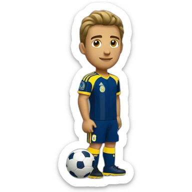 colo barco boca junior player sticker