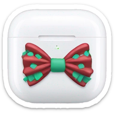 airpods max with bows sticker