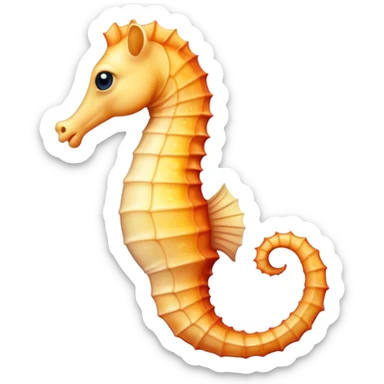 Морской конек  sticker