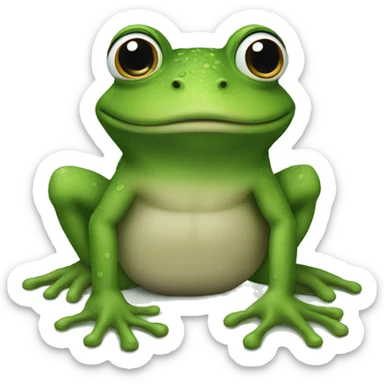 Peppe la grenouille  sticker
