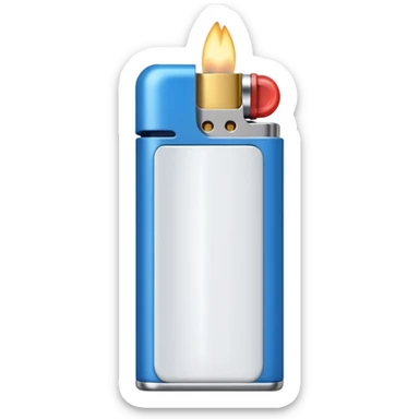 white lighter sticker