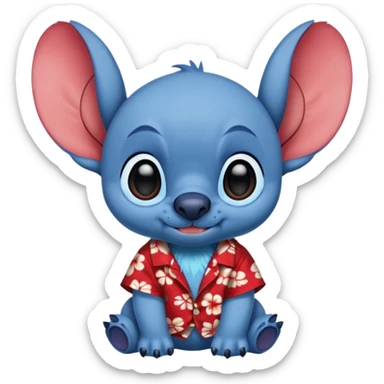 Stitch from lilo and stitch sticker