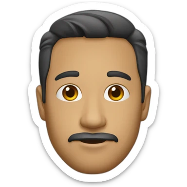 Hombre delgado canoao sticker