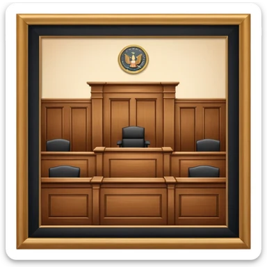  courtroom sticker