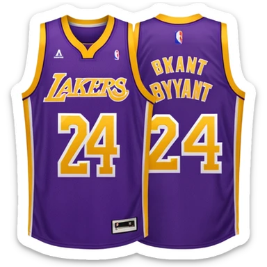 Kobe bryant jersey sticker