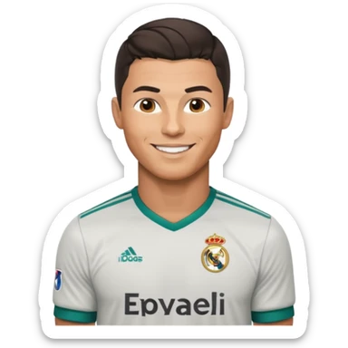 Cristiano ronaldo realiste sticker