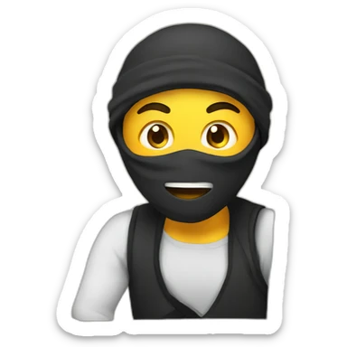 ninjas calling clients sticker