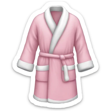 light pink Christmas robe sticker