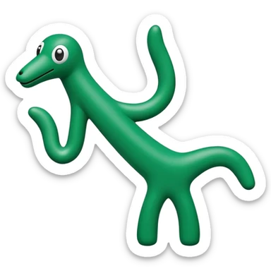 Gumby sticker