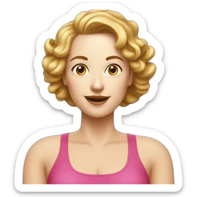 biritish 45yo lady who loves organic products. white skin sticker