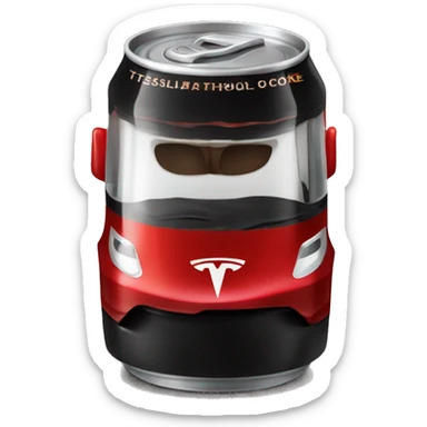 tesla chipotle coke zero sticker