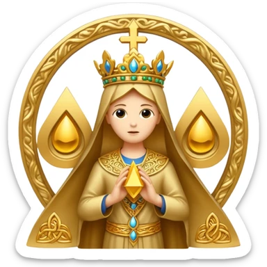 the holy triad sticker