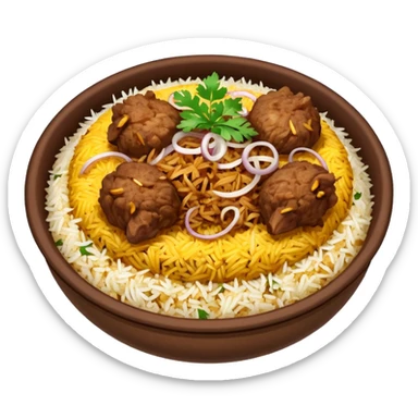 Hyderabadi Mutton Dum Biryani sticker