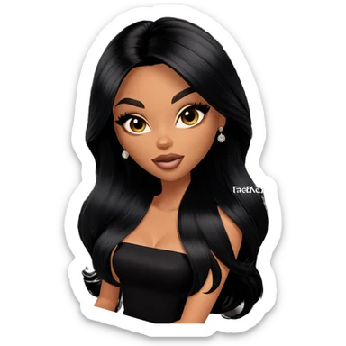 evening elegance and allure sticker