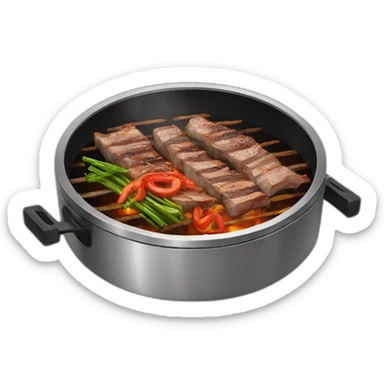 korean bbq sticker