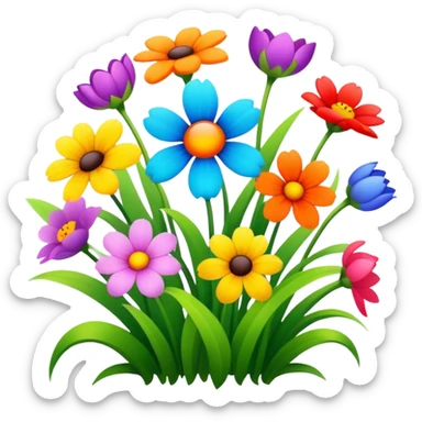 spring flowers sticker