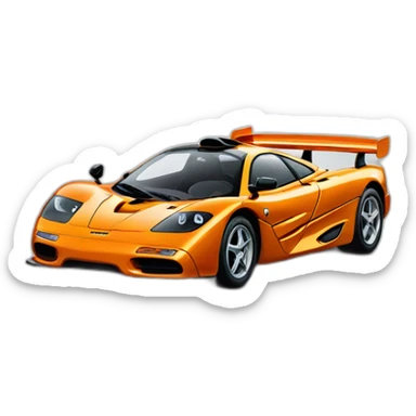 mclaren f1 car sticker