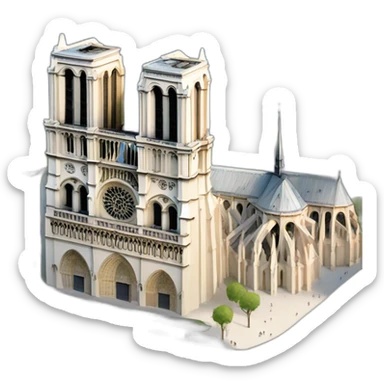 Paris Notre-Dame sticker