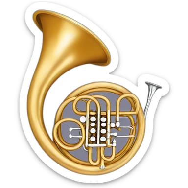 French Horn sticker