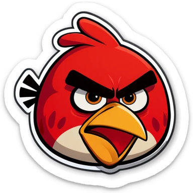 Angry bird  sticker
