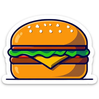 Modern UI navigation elements - hamburger menu, back button, home icon sticker