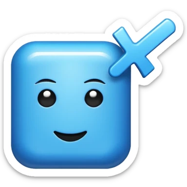 Create roblox verification tik mark into emoji sticker