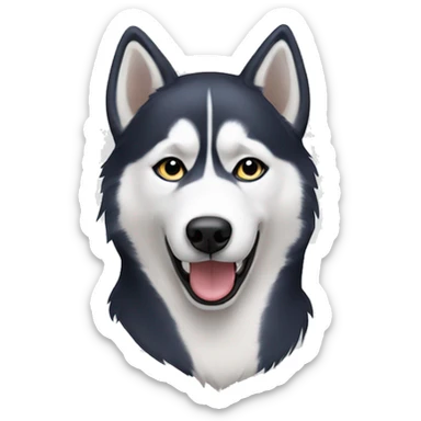 husky  sticker