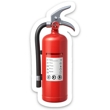 Fire Extinguisher sticker