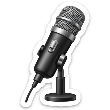 microphone sticker
