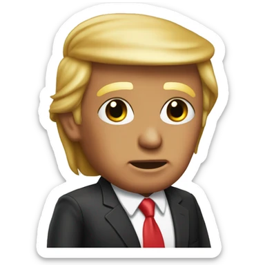 Donald Trump and Hasbulla sticker