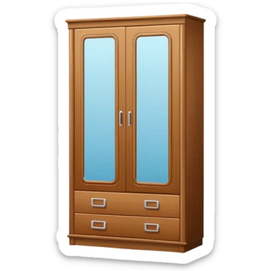 wardrobe modern closed mirror door sticker
