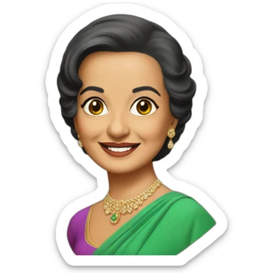 Asha Parekh sticker