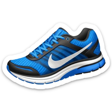 running shoes, motion blur sticker