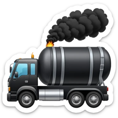 Loaded truck accident sticker