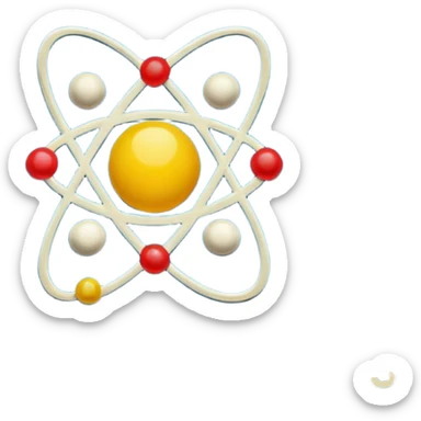 Generate 8 unique emoji-style icons representing chemical element tiles, atomic symbols, colorful science grid blocks, and laboratory chemistry themes. sticker