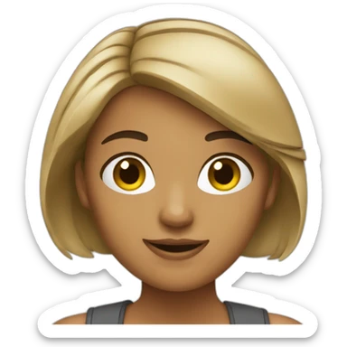 marketing girl sticker