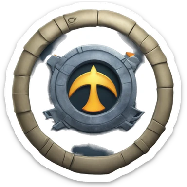 stargate from the TV Show stargate SG-1 sticker