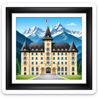 Gstaad palace hotel sticker