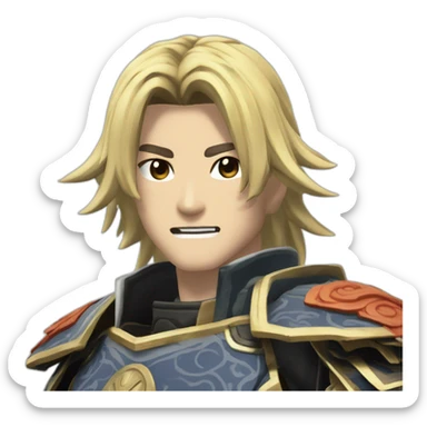 Raiden Shogun fron Genshin Impact sticker