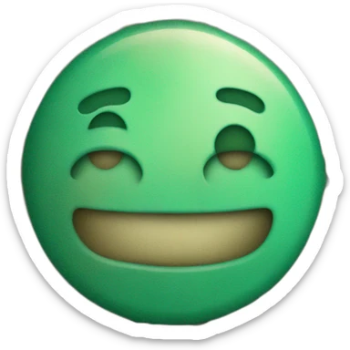 Poststamp with acid color  sticker