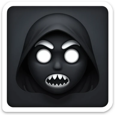 fear icon sticker