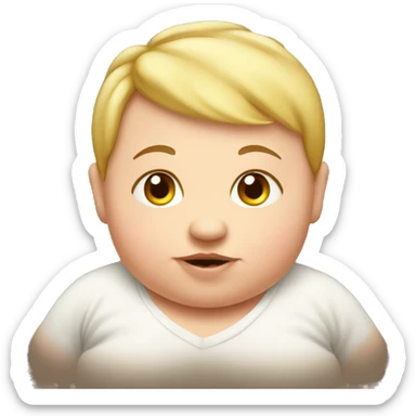 Fat baby  sticker